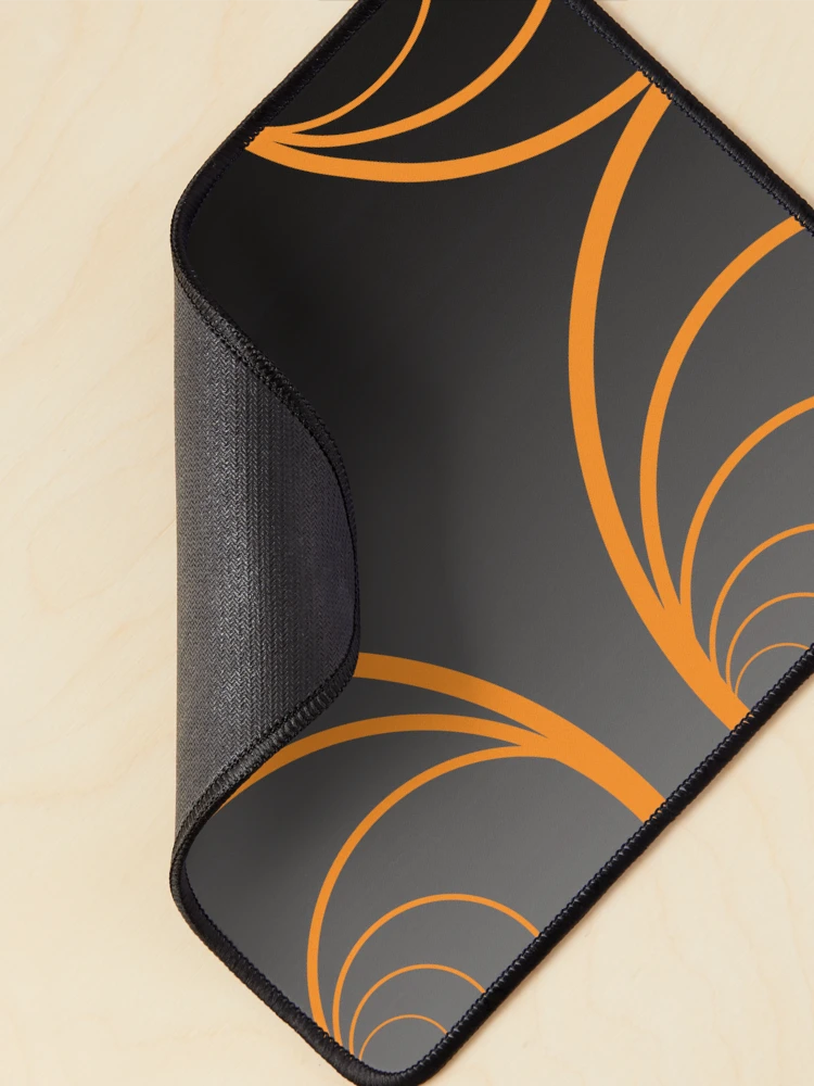 Thumbnail 2 of 5, Mouse Pad,  Abstract Golden Circular Pattern designed and sold by RGSMOOTHFINGER.