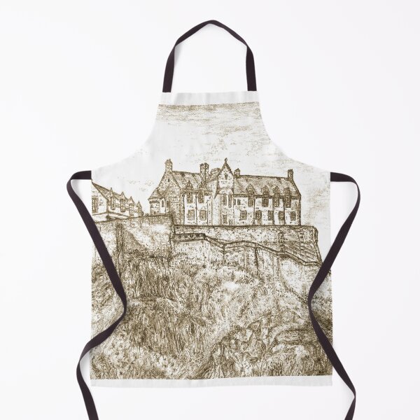 Item preview, Edinburgh Castle Drawing, Scotland, Sepia - A Majestic Scottish Icon designed and sold by studioSharonKay.