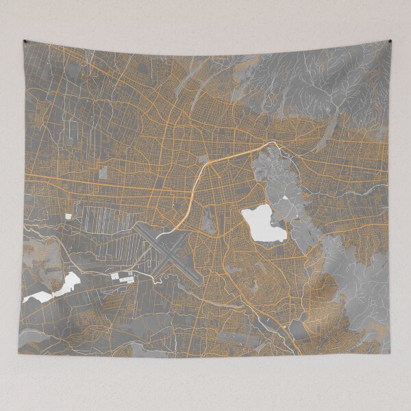 Item preview, Cochabamba City Map of Bolivia - Bauhaus designed and sold by deMAP.