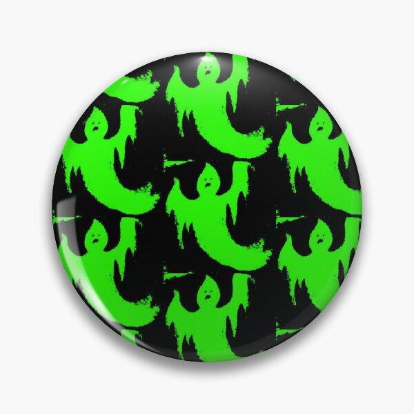 Item preview, Black and Neon-Green Spooky Ghost Spirit by Iritof designed and sold by iritof.