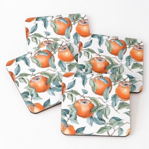 Item preview, Watercolor Persimmons designed and sold by PietyandDesire.