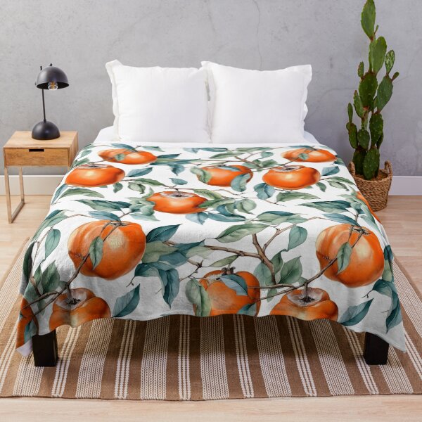 Item preview, Watercolor Persimmons designed and sold by PietyandDesire.