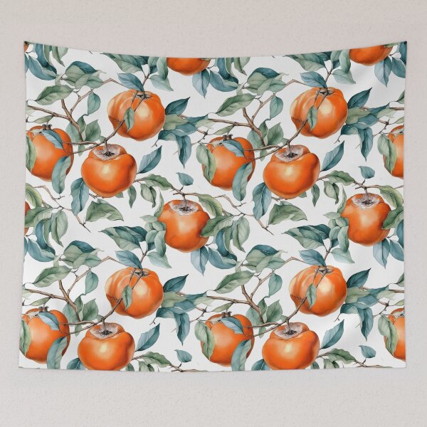 Item preview, Watercolor Persimmons designed and sold by PietyandDesire.