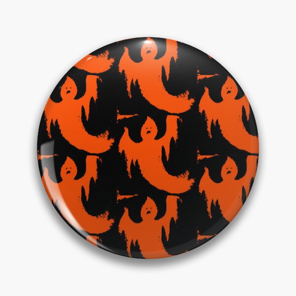 Item preview, Black and Punpkin color Spooky Ghost Spirit by Iritof designed and sold by iritof.
