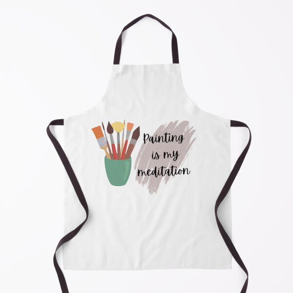 Item preview, Painting is my meditation tshirt, too, mug sticker artist merch designed and sold by Paintingladycat.