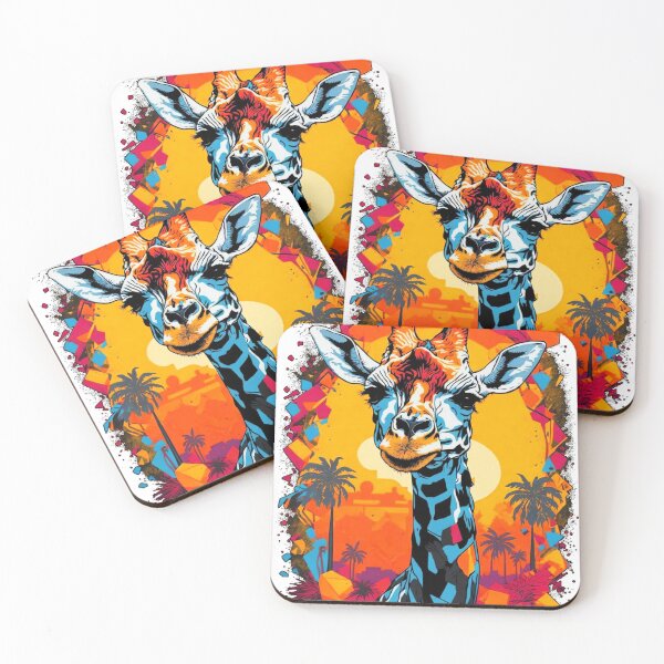 Item preview, Miami Giraffe Street designed and sold by Printforluck.