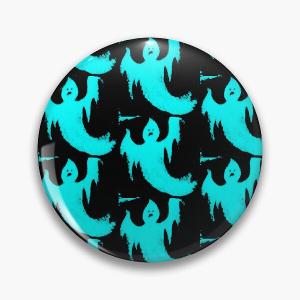 Item preview, Black and Blue-aqua Spooky Ghost Spirit by Iritof designed and sold by iritof.