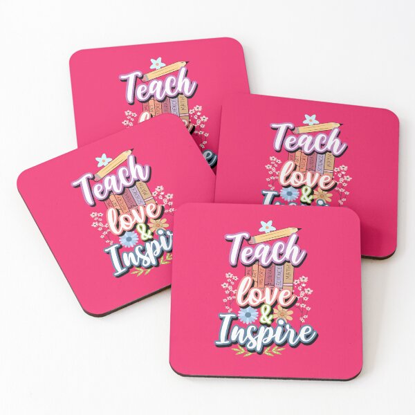 Item preview, Teach, Love & Inspire for Passionate Educators  designed and sold by Sir Meow Meow.