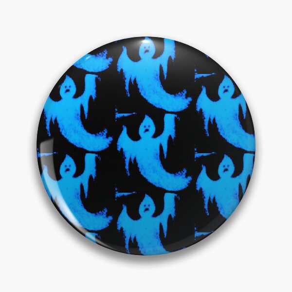 Item preview, Black and Blue Spooky Ghost Spirit by Iritof designed and sold by iritof.