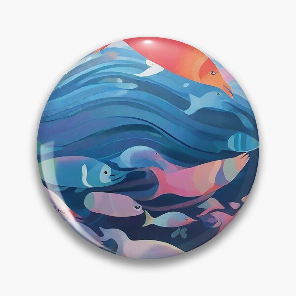 Item preview, Leaping Salmon! designed and sold by blue-planet-art.