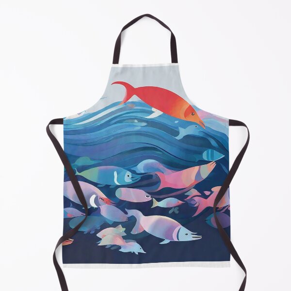 Item preview, Leaping Salmon! designed and sold by blue-planet-art.