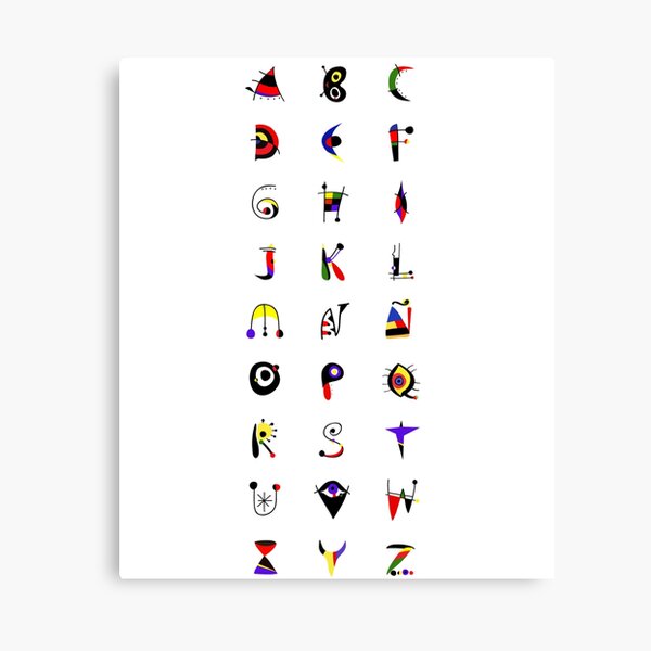 Item preview, Mondrian Alphabet designed and sold by Wafae  Designer.