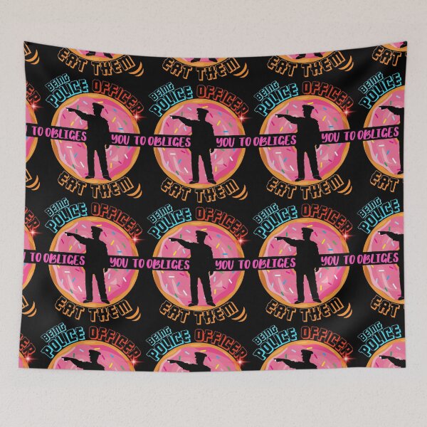 Item preview, Being Police Officer Obliges You To Eat Donuts designed and sold by ElSpektra.