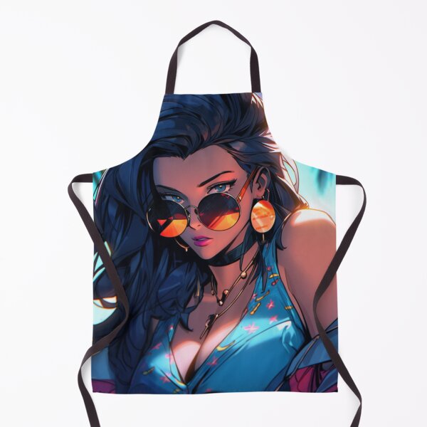 Item preview, 90s Anime Girl in Miami: Camilla - Embrace the Retro Vibe of a Sun-Kissed Adventure! designed and sold by RIAiCreations.