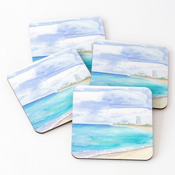 Item preview, Sint Maarten Beach Strand Mullet Bay with Caribbean Waters designed and sold by artshop77.