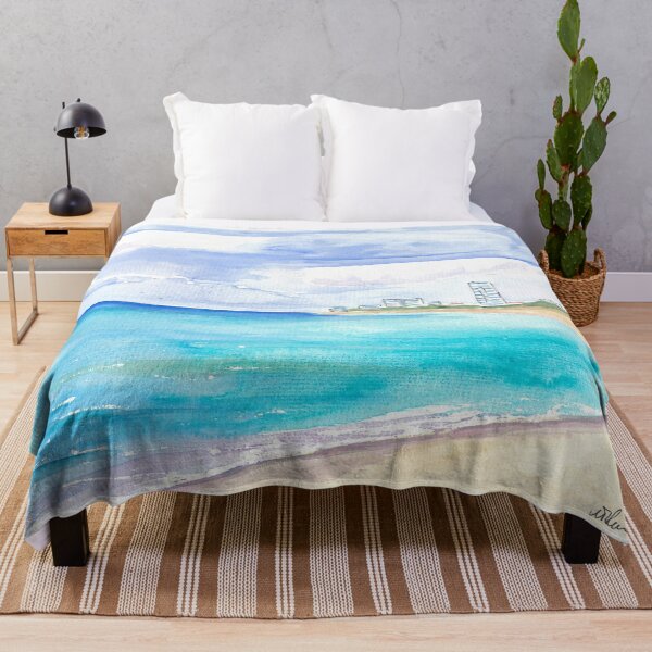 Item preview, Sint Maarten Beach Strand Mullet Bay with Caribbean Waters designed and sold by artshop77.