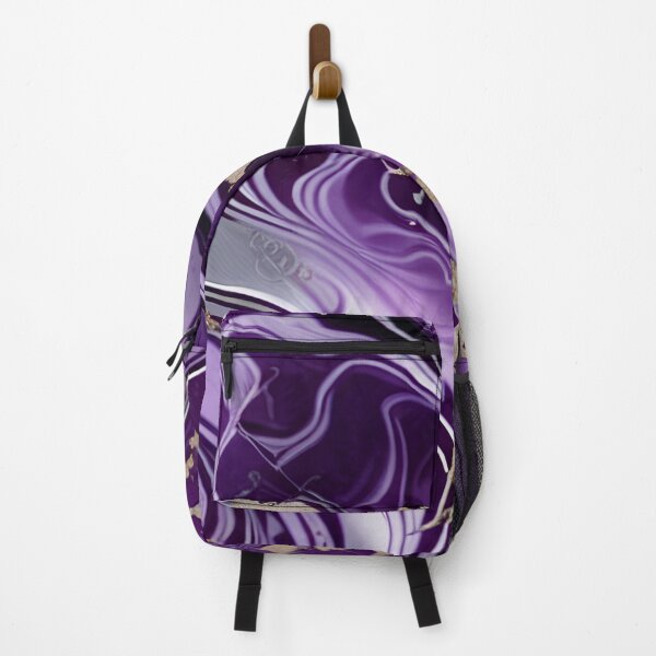 Item preview, Silver & Purple Marble Symphony designed and sold by BirdsnStuff.
