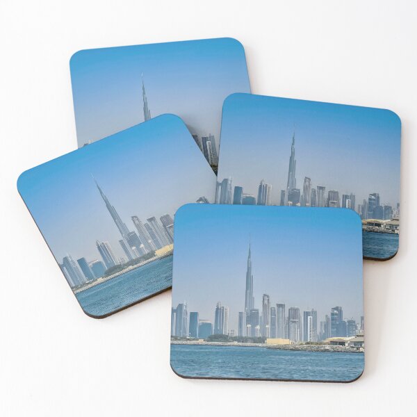 Item preview, Futuristic Dubai viewed from the waters of the Persian Gulf designed and sold by emaga.