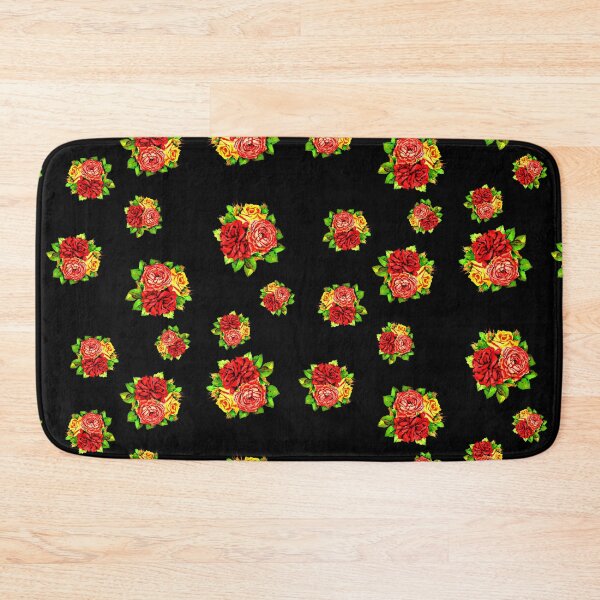 Item preview, Bouquets of colored roses isolated on black background designed and sold by FlowerandDesing.