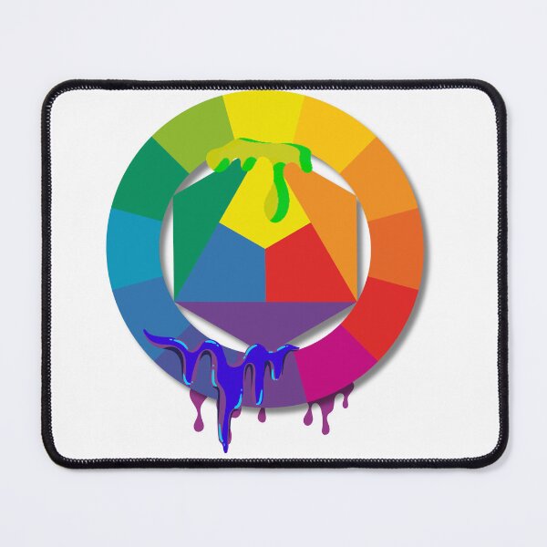 Item preview, Dropping color wheel artist art teacher t shirt, shirt, mug, bag, sticker art educator gift designed and sold by Paintingladycat.