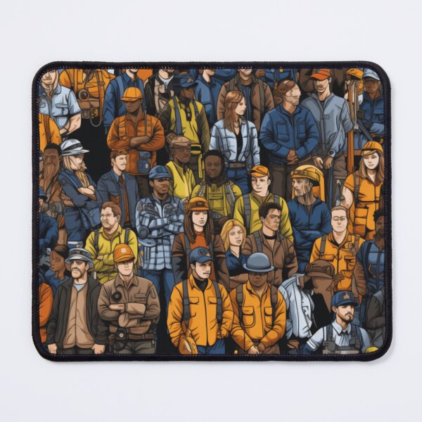 Item preview, Workers Gathered Together designed and sold by WorldOfHolidays.