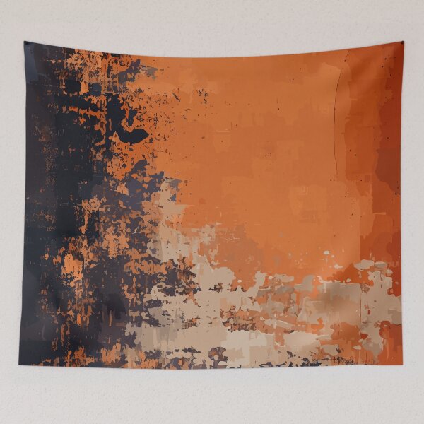 Item preview, Retro Distressed Orange and Navy designed and sold by meggydesigns.