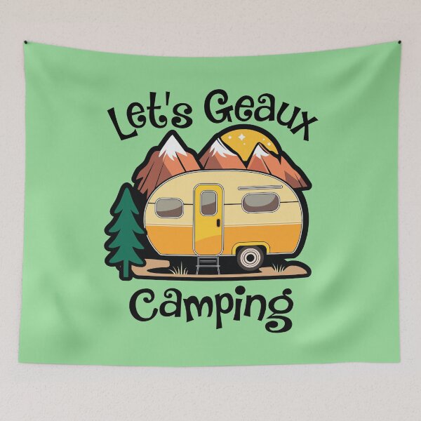 Item preview, Let's Geaux Camping! designed and sold by muskitt.