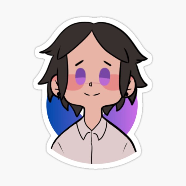 Cartoon profile picture Sticker for Sale by Julia126789