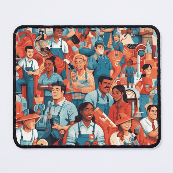 Item preview, More Workers Gathered Together designed and sold by WorldOfHolidays.