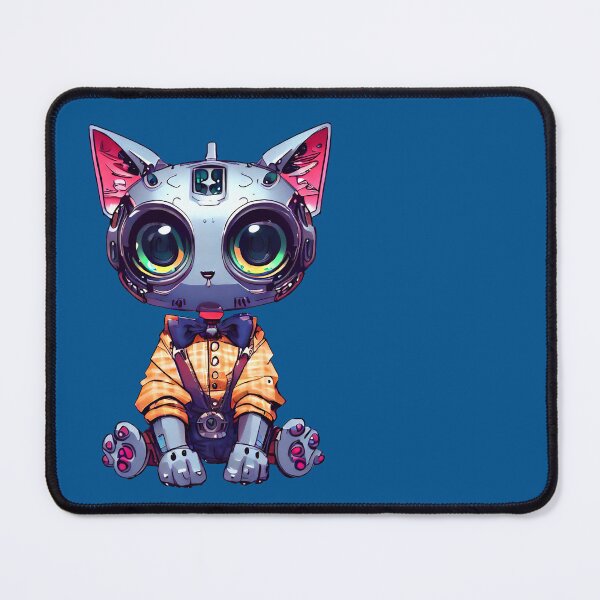 Item preview, Robo-Cat Wearing A Bowtie! designed and sold by kukamatsu.