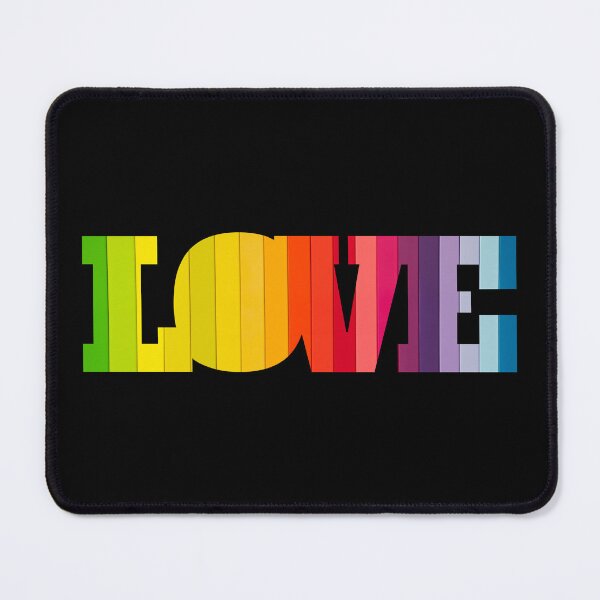 Item preview, Word Love in Rainbow of Colors designed and sold by LilyBell6.