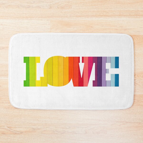 Item preview, Word Love in Rainbow of Colors designed and sold by LilyBell6.