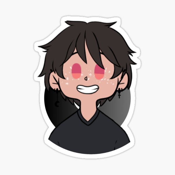 Cartoon profile picture Sticker for Sale by Julia126789