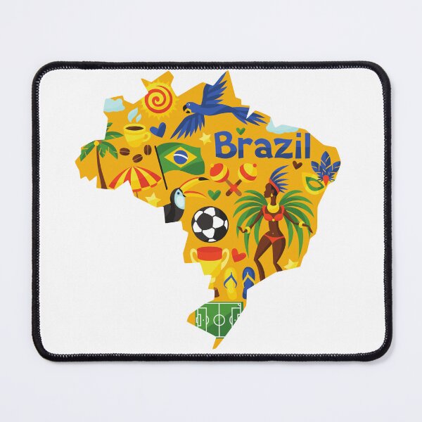Item preview, Brazil Map - Countries Edition designed and sold by CircinusStore.