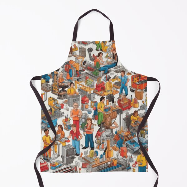 Item preview, Workers Working designed and sold by WorldOfHolidays.