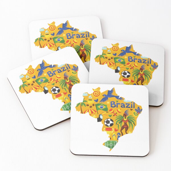 Item preview, Brazil Map - Countries Edition designed and sold by CircinusStore.