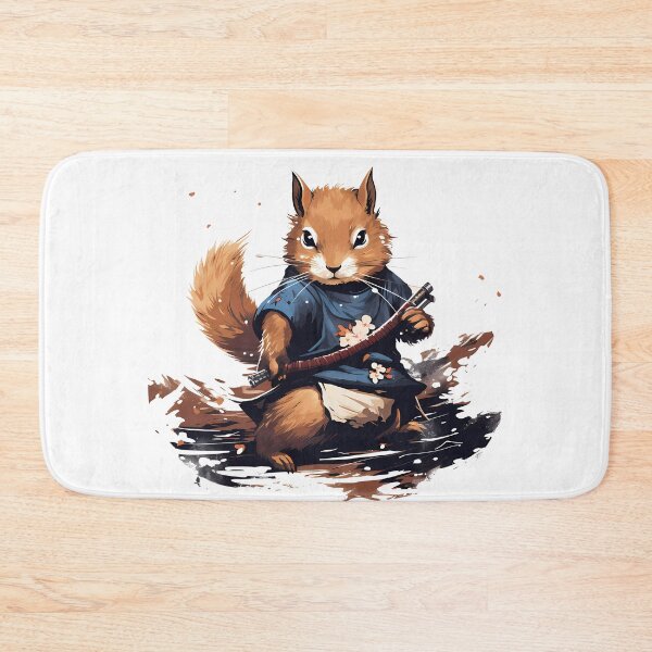 Item preview, Samurai vintage blue squirrel  designed and sold by Hasan Habeeb.
