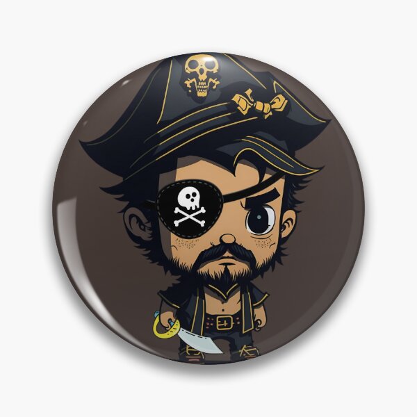 Item preview, Kawaii pirate with eye patch designed and sold by Dr-Kane.