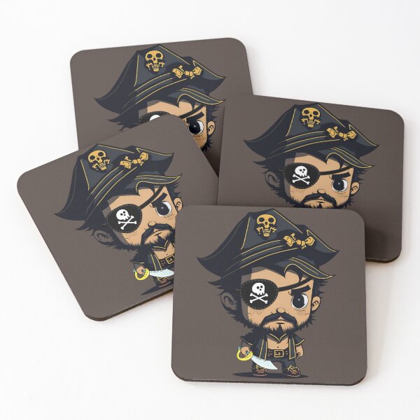 Item preview, Kawaii pirate with eye patch designed and sold by Dr-Kane.