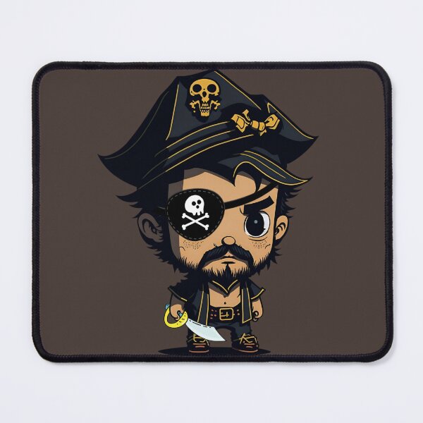 Item preview, Kawaii pirate with eye patch designed and sold by Dr-Kane.