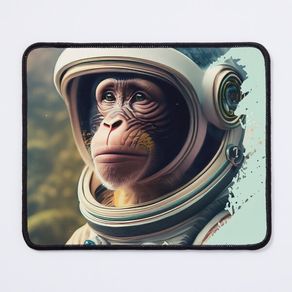 Item preview, Space Monkey Astronaut - Jungle Landscape - Universe Explorer designed and sold by monkeybusiness.pt.