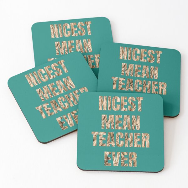 Item preview, nicest mean teacher ever designed and sold by artprintschabab.