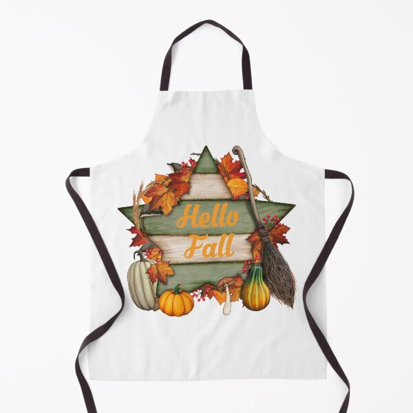 Item preview, Hello Fall Pumpkins and Autumn Leaves designed and sold by silviaol.