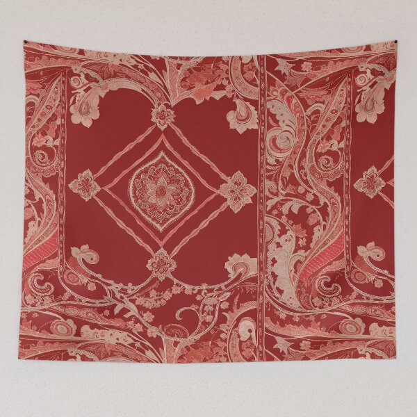 Item preview, Red bandana pattern series designed and sold by Candyredcustoms.