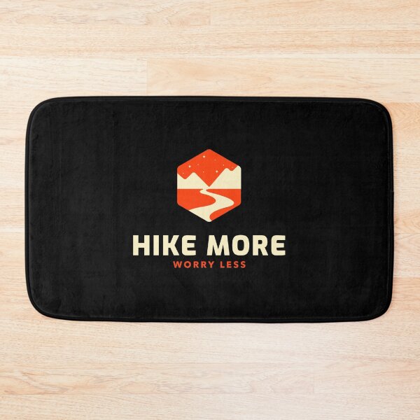 Item preview, Hike More, Worry Less designed and sold by PurelyPrintable.