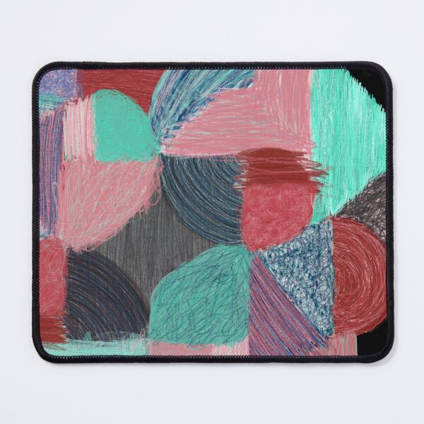 Item preview, Abstract tangram 1 (black background) designed and sold by MentaLee.