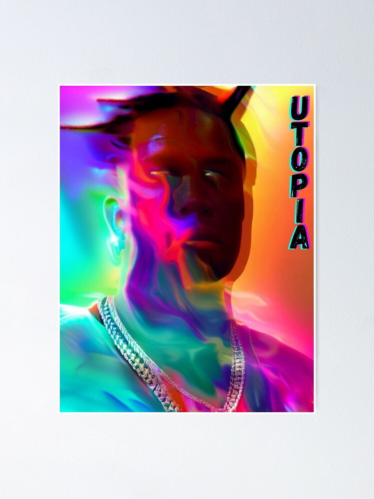 Album Poster Utopia by Travis Scott, Rap Posters, Album Cover, Album Wall  Art, Custom Album Poster, Rapper Poster 