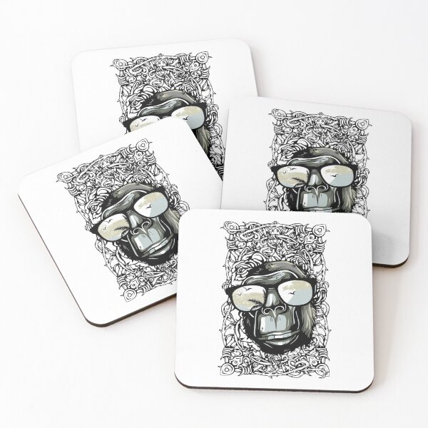 Item preview, Beach Monkey Vintage With Glasess  designed and sold by BALONROSU.