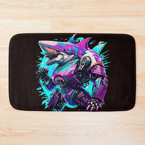 Item preview, TechFinArt - Futuristic Shark Robot Illustrations designed and sold by Watchara Aekcheen.