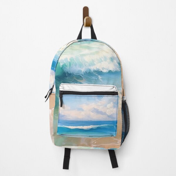 Item preview, Serenity by the Seashore: Abstract Beach Art designed and sold by meowjourney.